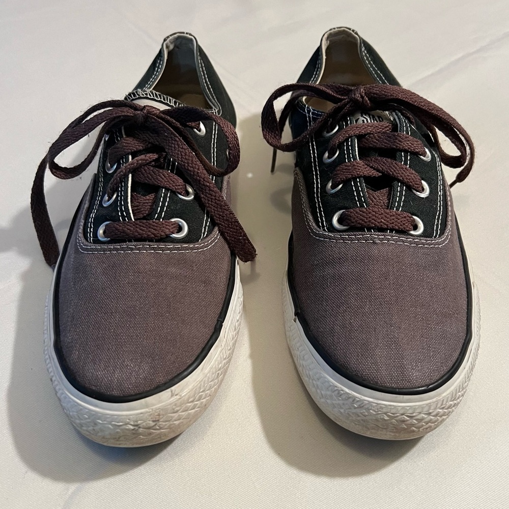 Converse Black and Gray Canvas Sneakers